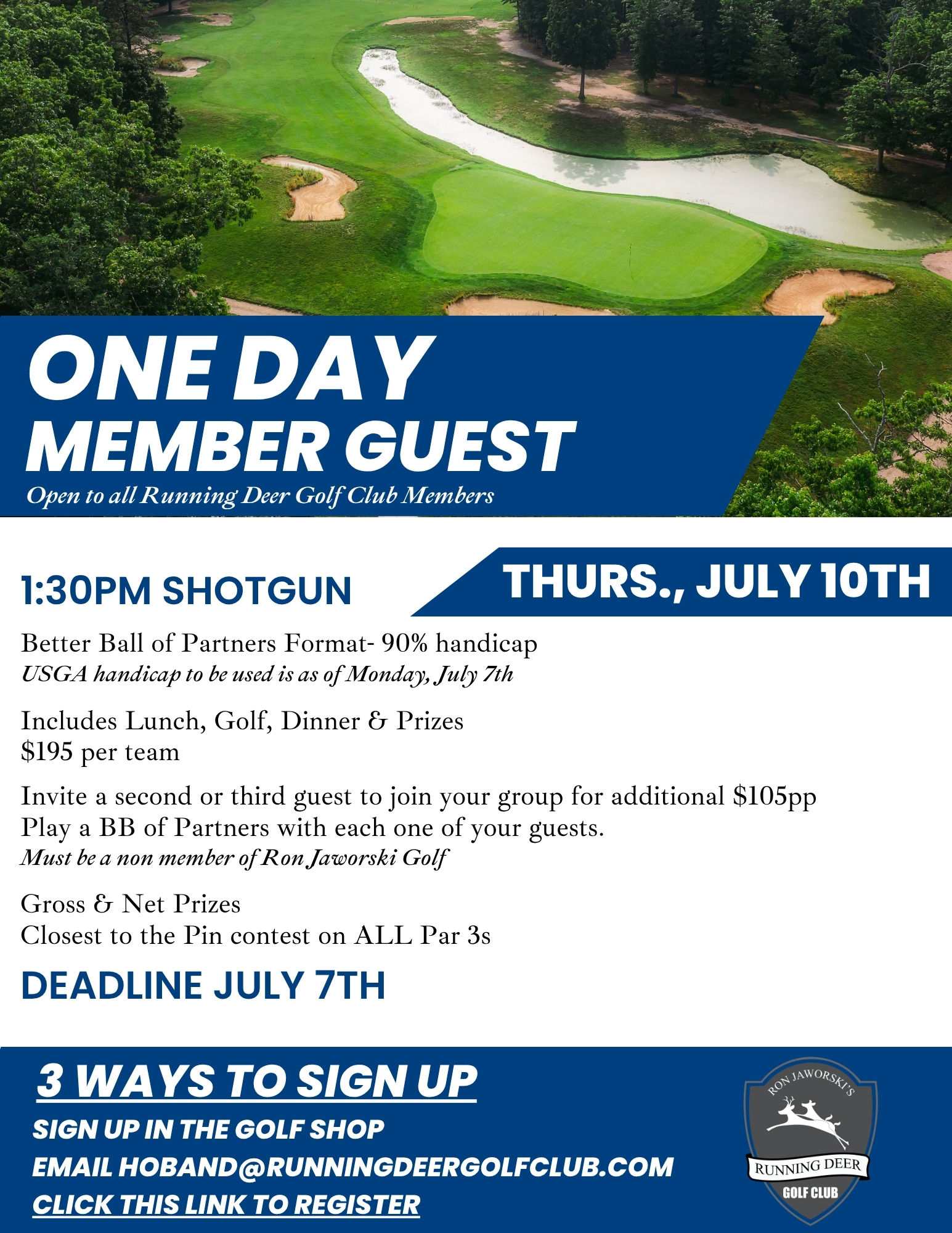 One Day Member Guest