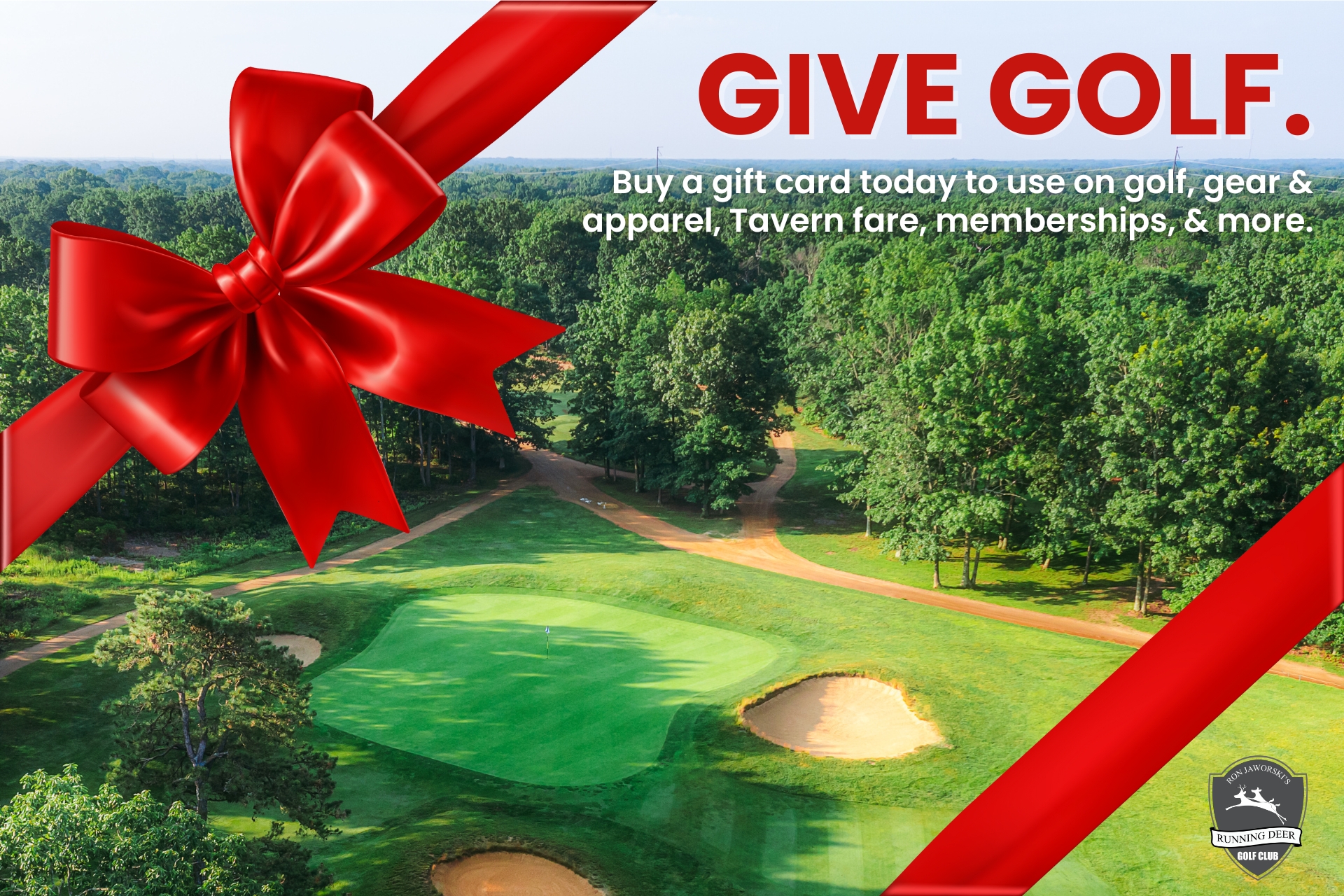 Buy a Running Deer Golf Club Gift Card