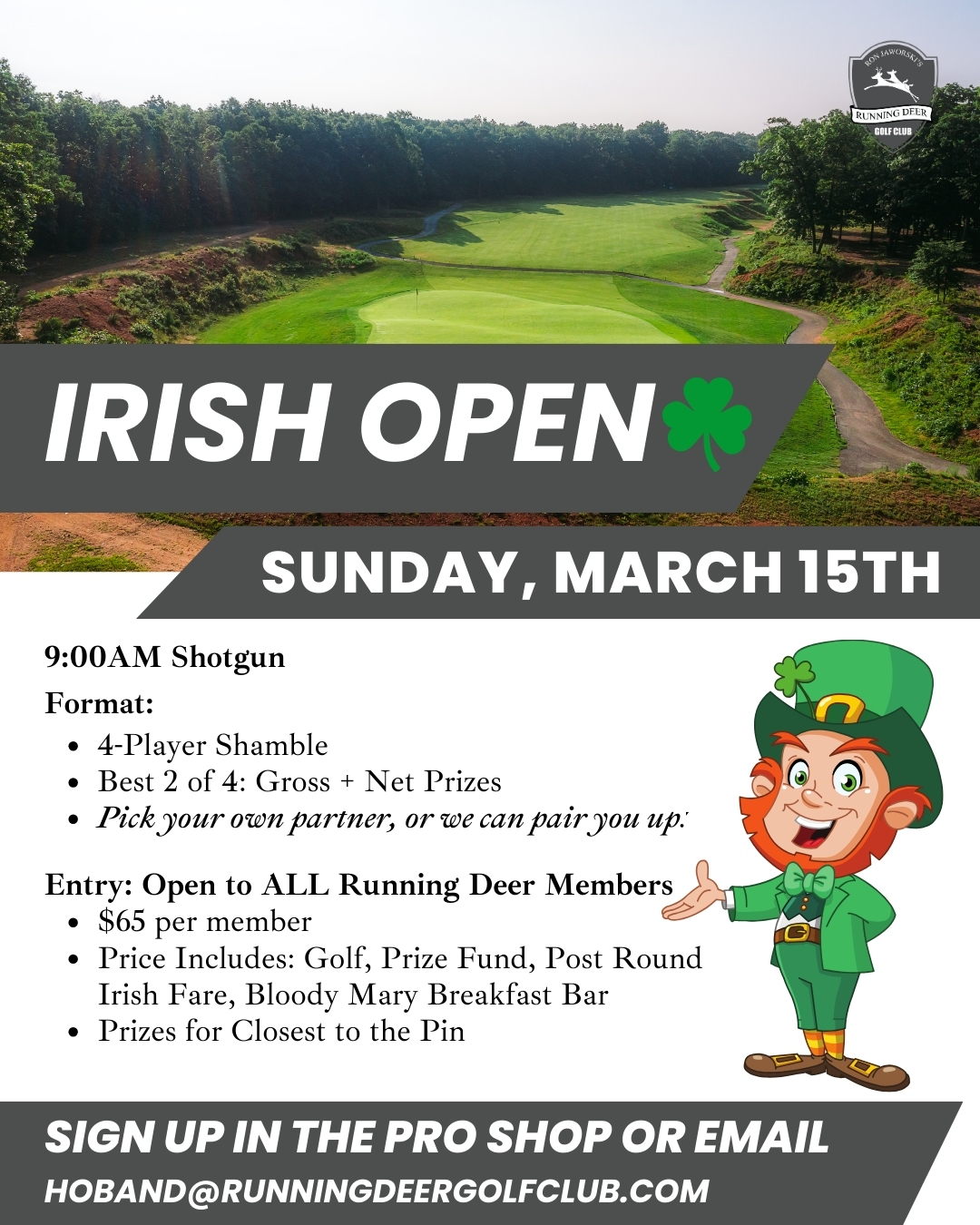 RD Irish Open 2026 - FLYER