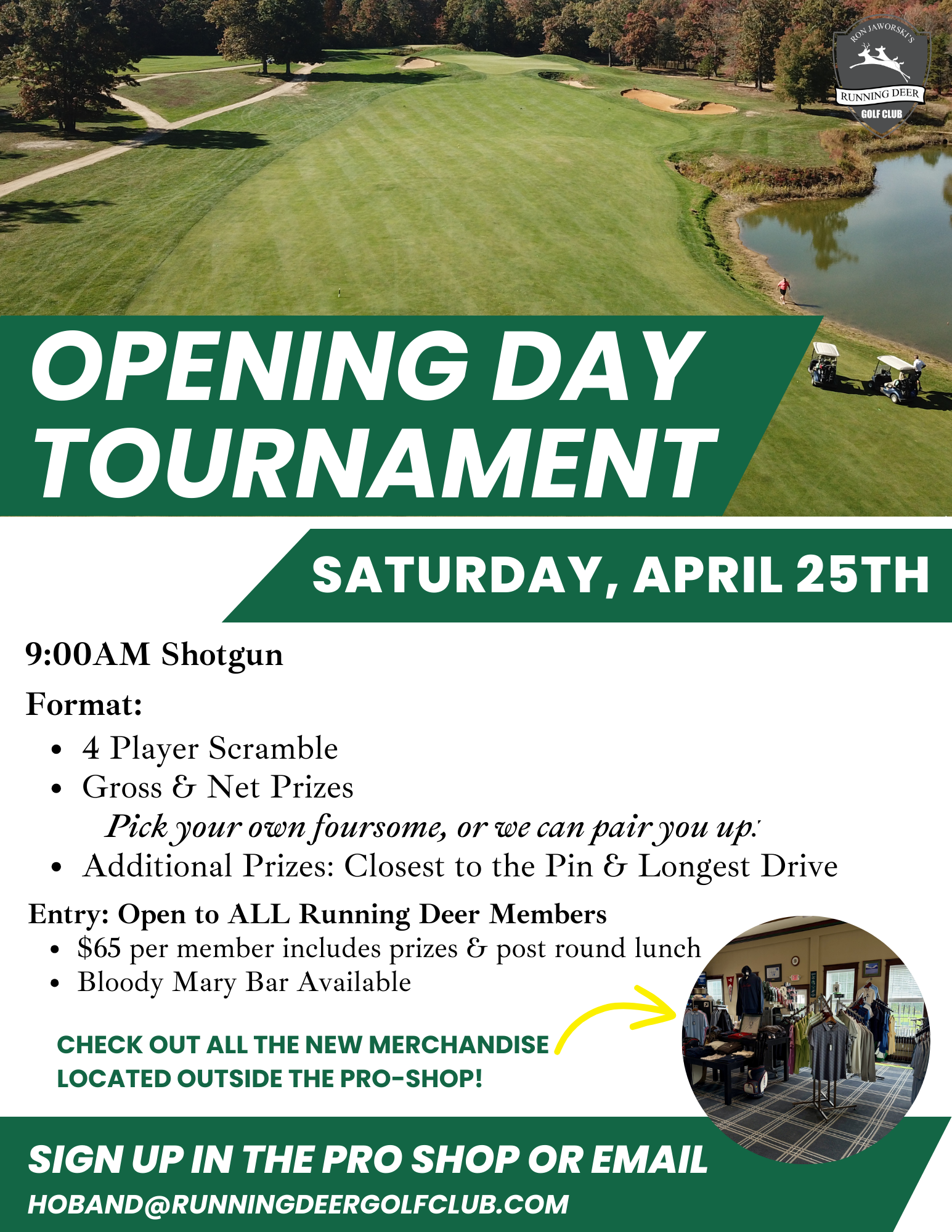 RD Opening Day Tournament - FLYER