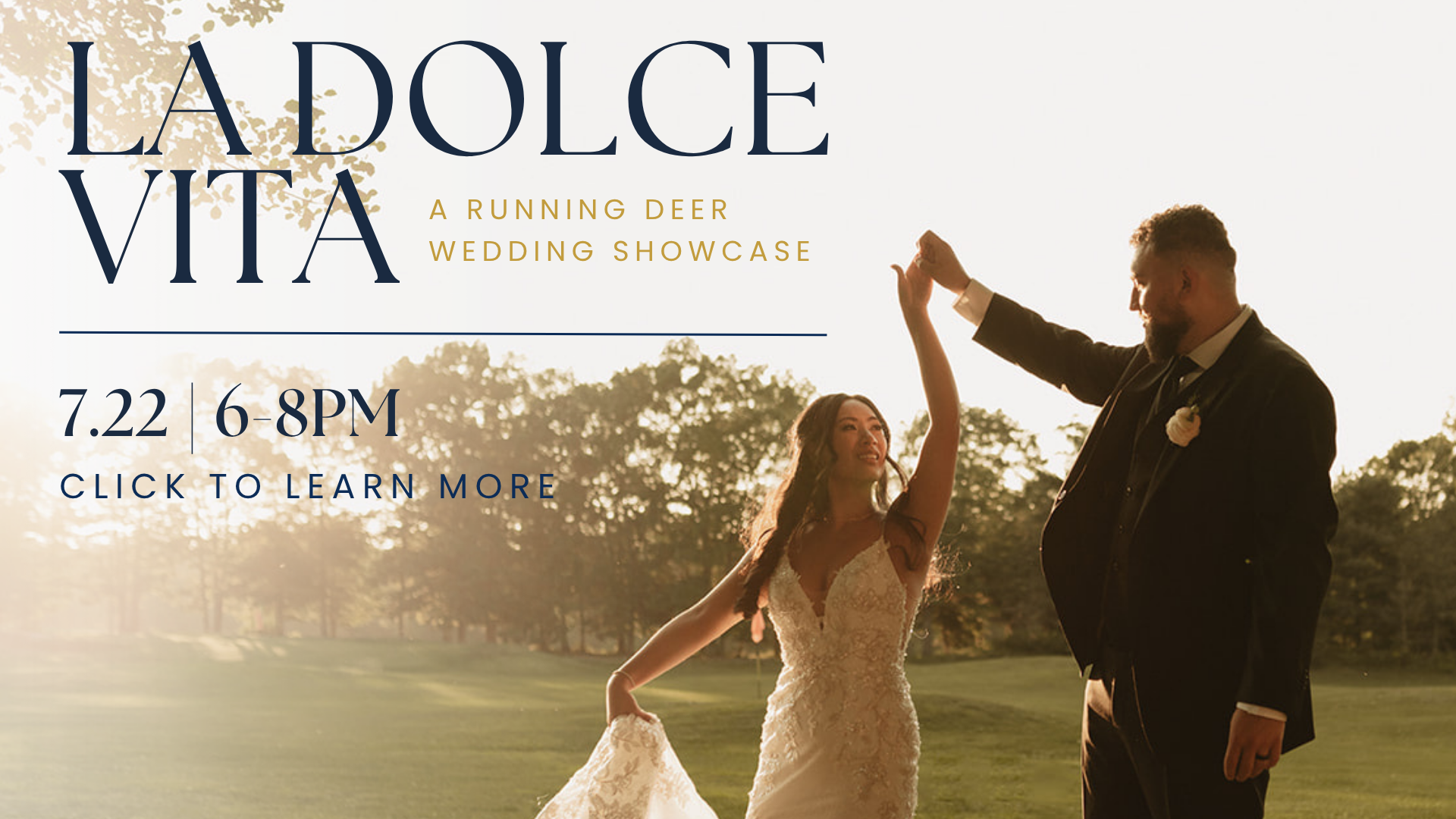 Running Deer La Dolce Vita Wedding Showcase